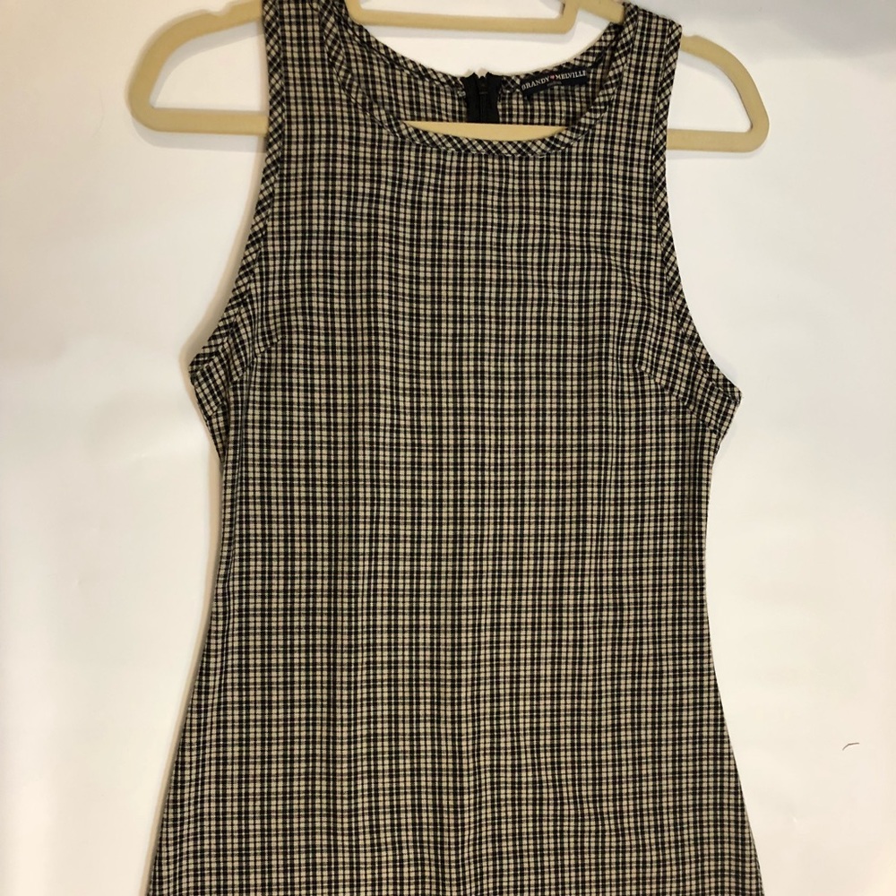 Brandy Melville Gingham Tank Dress, Size Medium